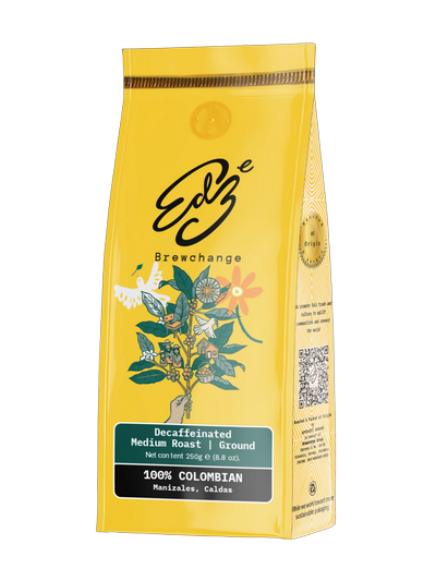 White Label Columbian Decaffeinated Medium Roast GROUND COFFEE