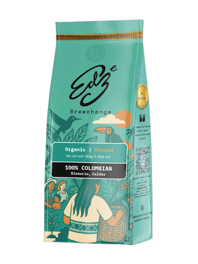 White Label Columbian Organic - Medium Roast WHOLE BEAN COFFEE