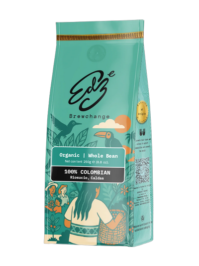 White Label Columbian Organic - Medium-High Roast GROUND