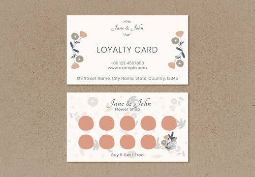1000 x Loyalty Cads Doble Sided Visit Calender 400gsm
